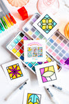 Whimsical Windows Mini Coloring Book