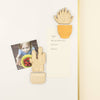Zebra Plant Wooden magnet