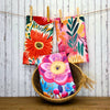 Summer Flower Bloom Kitchen Waffle Towel