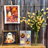 Spooky Flower Garden Swedish Dishcloths Fall Decor