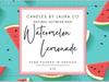 2 oz Mini Mason Watermelon Lemonade Soy Jar Candle