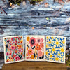 Tropical Flower Garden Swedish Dishcloths- Summer Decor