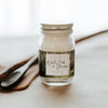 2 oz Mini Mason White Oak and Vanilla Soy Jar Candle
