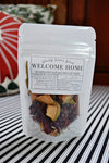 Welcome Home Simmer Pot Kit Stovetop Potpourri Fragrance in brown pouch