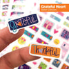 Grateful Heart Stickers for Journaling