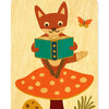 Foxy Fables Wood Bookmark