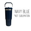 30-ounce Flip Straw Tumbler| Carry handle with Personalization Name & Logo