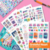 Grateful Heart Stickers for Journaling