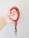Mini Macrame Wristlet / keychain/ key fob