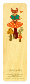 Foxy Fables Wood Bookmark
