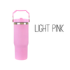 30-ounce Flip Straw Tumbler| Carry handle with Personalization Name & Logo