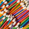 Rainbow Stick Matches in Medium Corked Vial