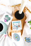 Hygge Mini Coloring Book - Cozy Bookish Themed Coloring Book