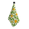 Spring Daisies Brocade Waffle Tea Towels Home Decor