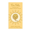 Happy Balloon Gold Enamel Pin