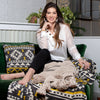 Elin 50x60" Recycled Cotton Decorative Throw Blanket