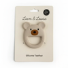 Beige Bear Baby Teether - Gender Neutral Baby Gift - Cute