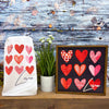 Love With Heart Pattern Valentine's Day Tea Towels
