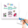 Birds Bugs and Botany Mini Coloring Book for Adults-50 Pages
