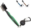 Green Golf Club Brush and Groove Cleaner