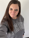 For One Varsity Letter Crewneck Sweatshirt
