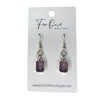 Purple Holographic Dangle Earrings