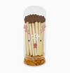 2" Matches in Mini Cloche with striker on the side
