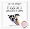 Stuff I Want To Manifest Card & Charm Collection