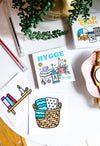 Hygge Mini Coloring Book - Cozy Bookish Themed Coloring Book