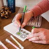 Tiny Eats Treats Easy Tear Glue Bind Coloring Book for Adult