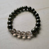 Protection and Balance Bracelet - Made of Pyrite + Smokey Quartz