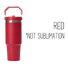 30-ounce Flip Straw Tumbler| Carry handle with Personalization Name & Logo