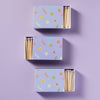 Lavender Blossom Matchbox with Colorful Matchsticks