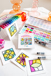 Whimsical Windows Mini Coloring Book