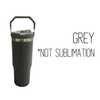 30-ounce Flip Straw Tumbler| Carry handle with Personalization Name & Logo