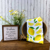 Lemon Kitchen Decor Waffle Kitchen Tea Towels