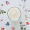 10 oz Soy Pressed Flower Tumbler - Honey & Wildflower