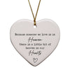 Because Someone We Love Is In Heaven Keepsake Ornament