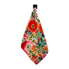 Tropical Summer Flowers Kitchen Waffle Towel