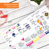 Grateful Heart Stickers for Journaling