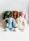 Bea Bunny - Classic Plush Weighted White Bunny Baby Toy