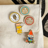 Reading Gnome Enamel Pin