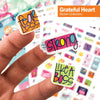 Grateful Heart Stickers for Journaling